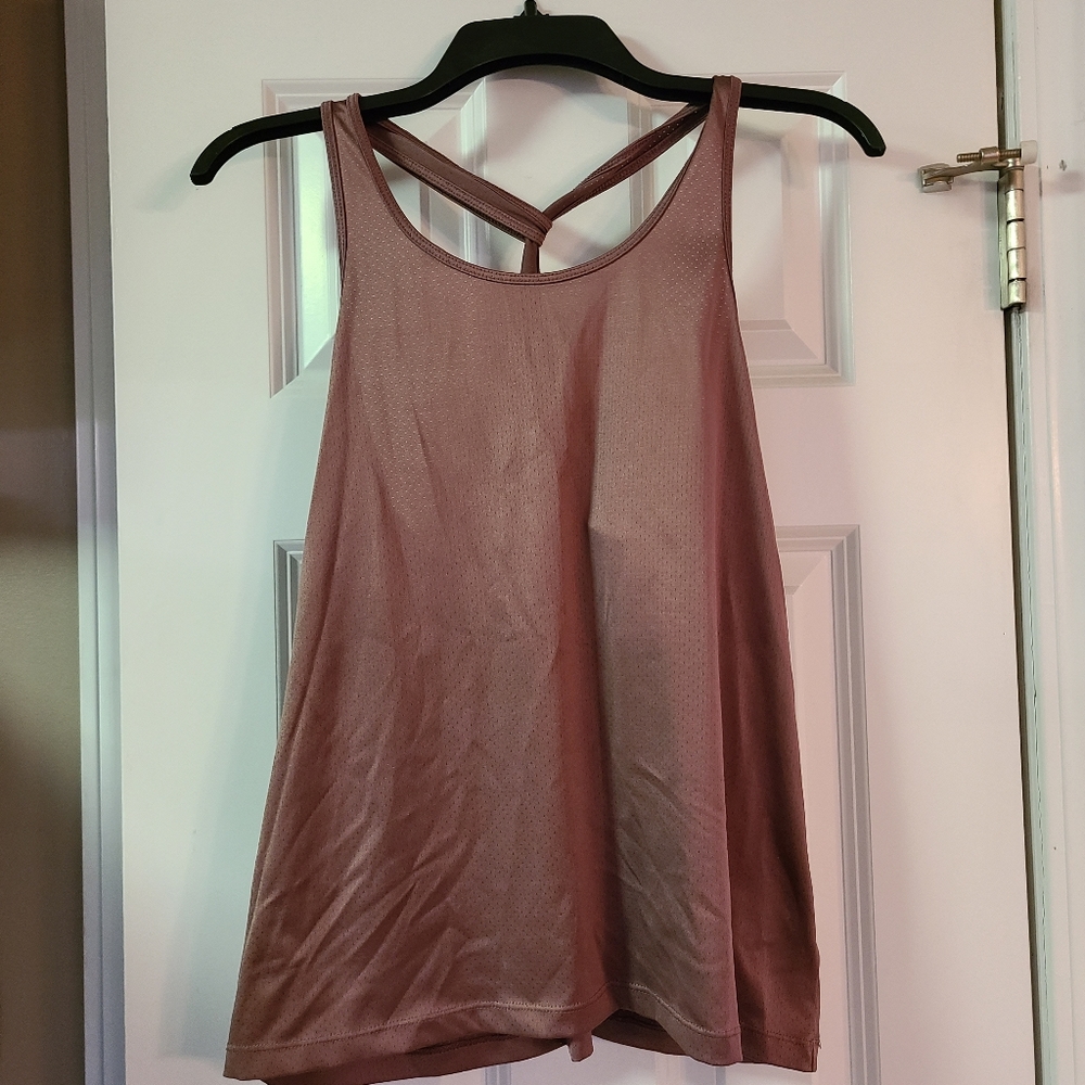 MTA Sport Women's Wine Color Athletic Racerback Tank Top Size Medium
